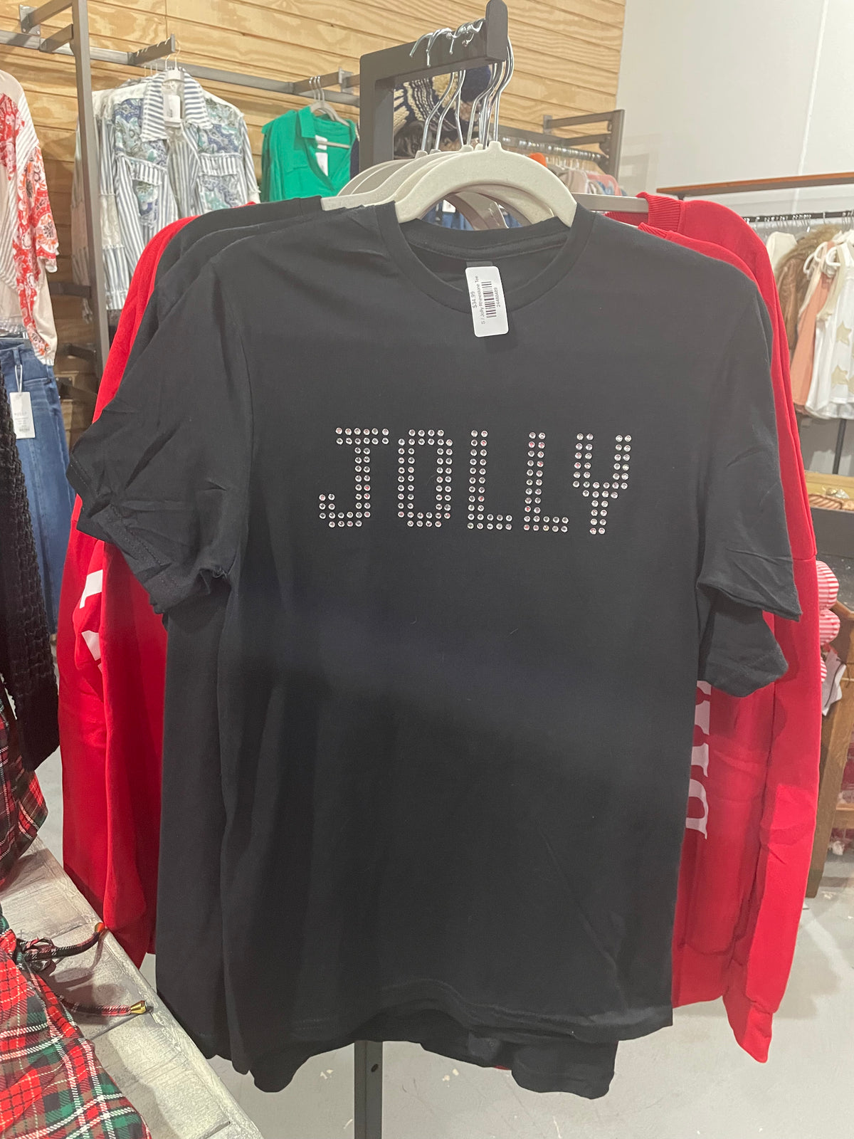 Jolly Rhinestone Tee