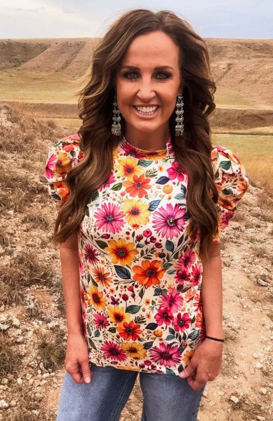Sunrise Bloom Top - Style Junkie Boutique