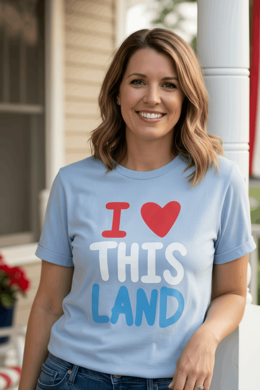 I Heart This Land Graphic Tee - Style Junkie Boutique