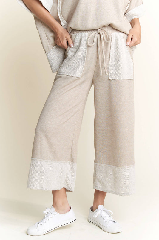 Tan Terry Pants