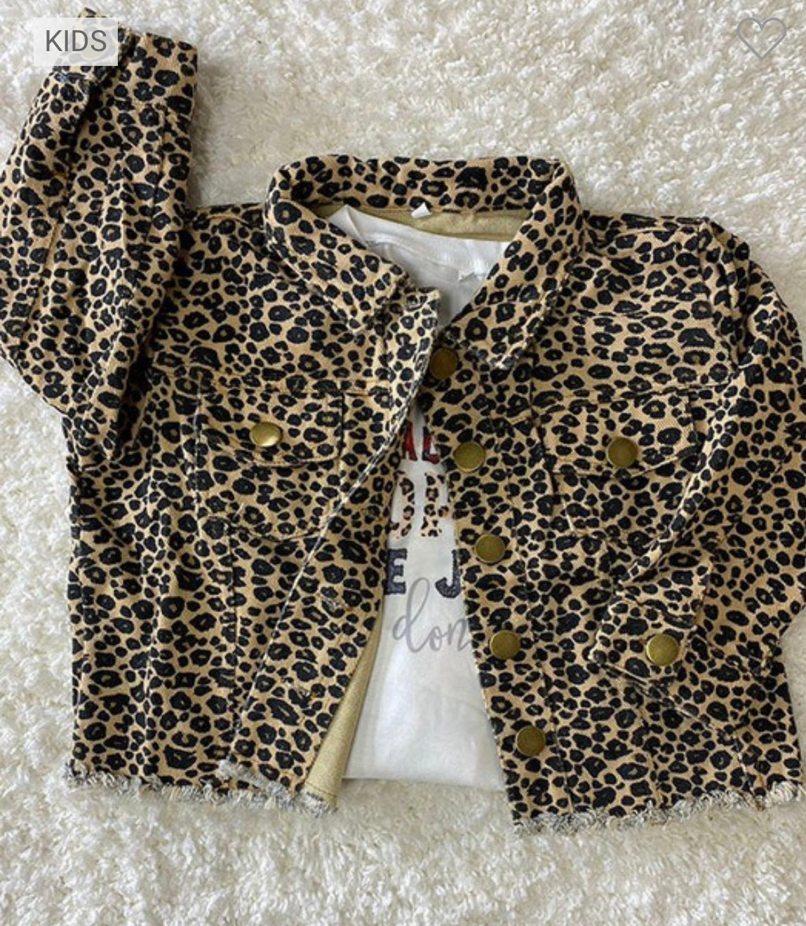 Kids Leopard Jacket