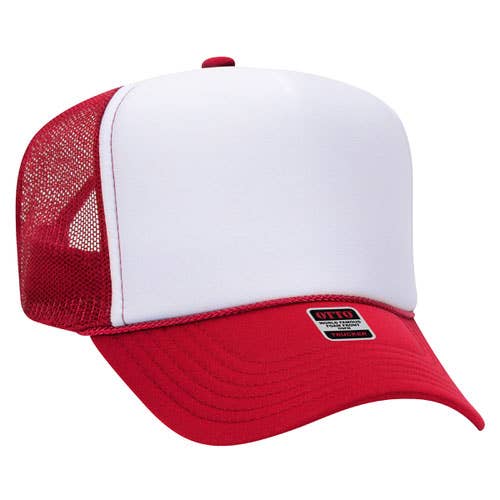 Hillside Threads Wholesale - Red/White Trucker Hat - Blank