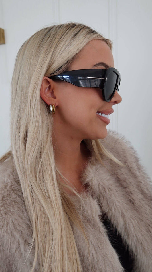 Nora Gold Hoops - Style Junkie Boutique 