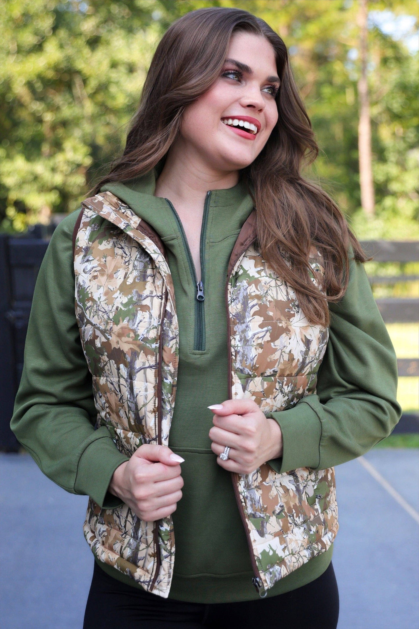 Camo Puffer Vest