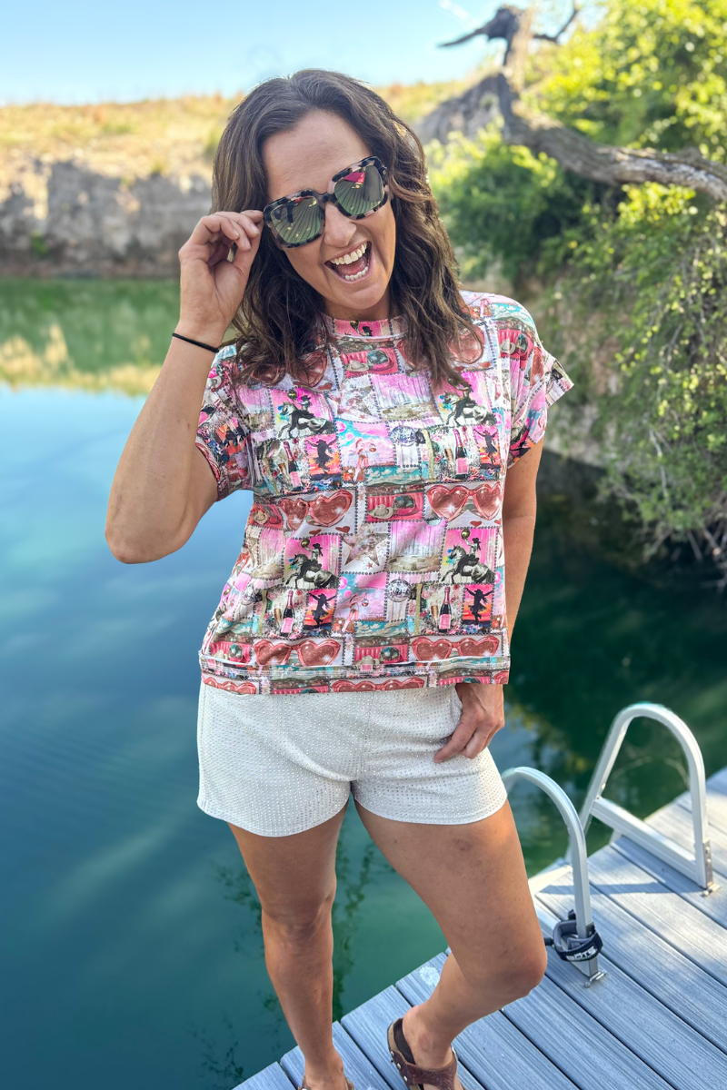 Cowgirl Glitter & Grit Top