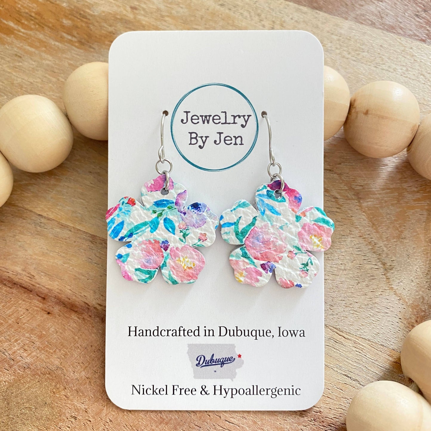 Jewelry By Jen - Sue's Forget Me Not: Mini Watercolor Floral