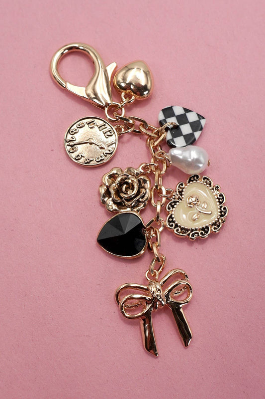 Bag Charm - Bow Checker