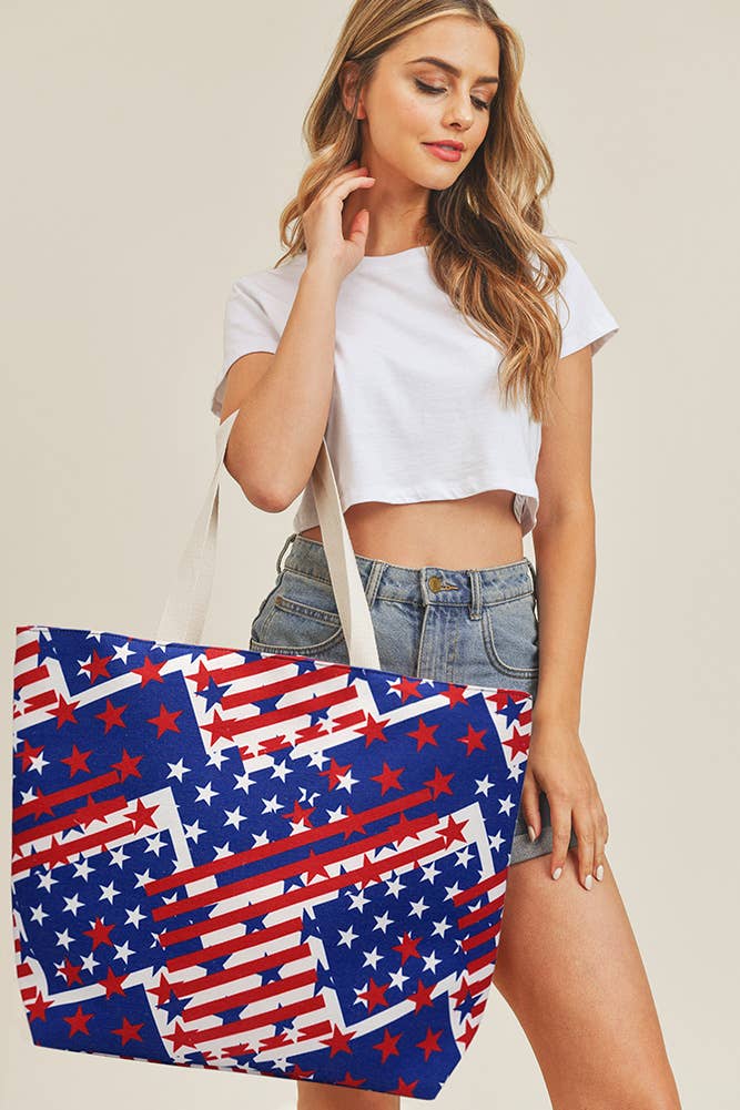 American Flag Tote