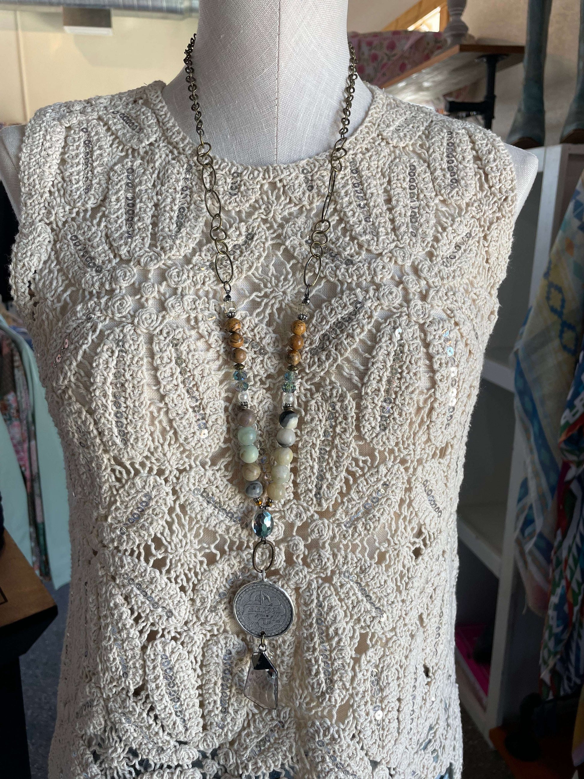 Statement Coin Pendant Necklace - Style Junkie Boutique