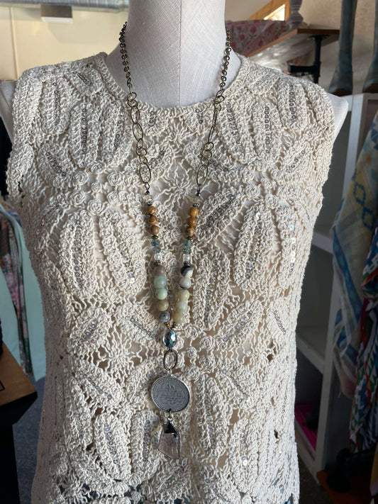 Statement Coin Pendant Necklace - Style Junkie Boutique