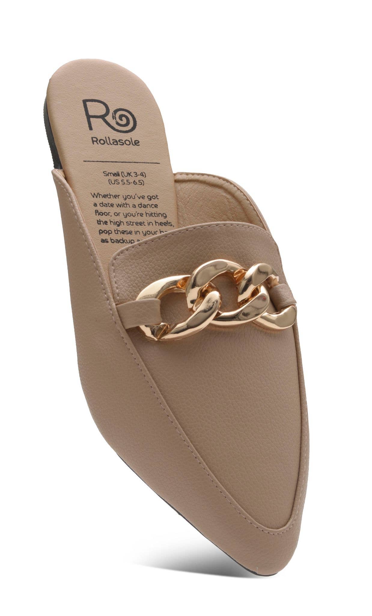 Uptown Girl Tan Mule