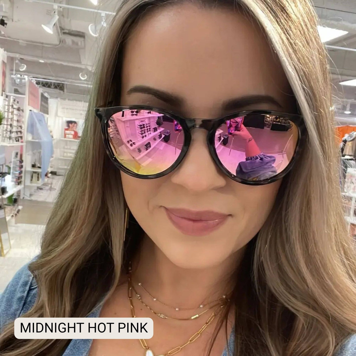 DAX Midnight Sunglasses - Hot Pink