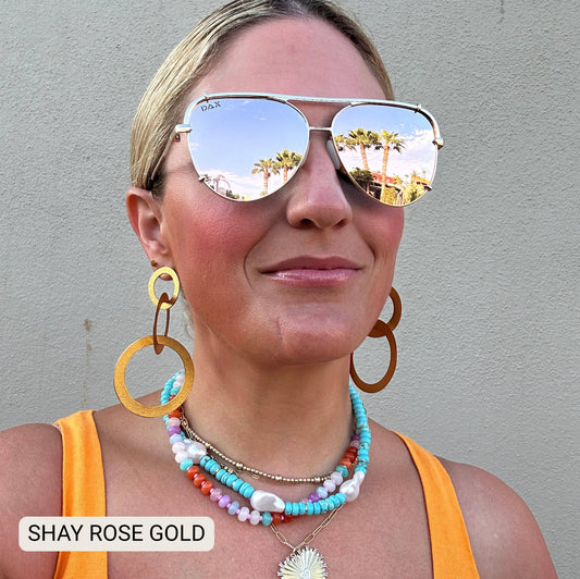 DAX Shay Sunglasses - Rose Gold