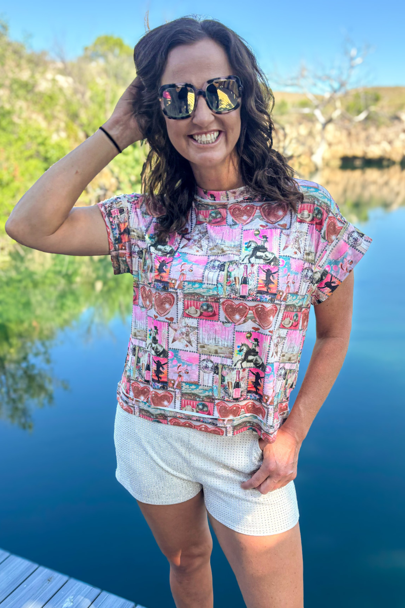 Cowgirl Glitter & Grit Top