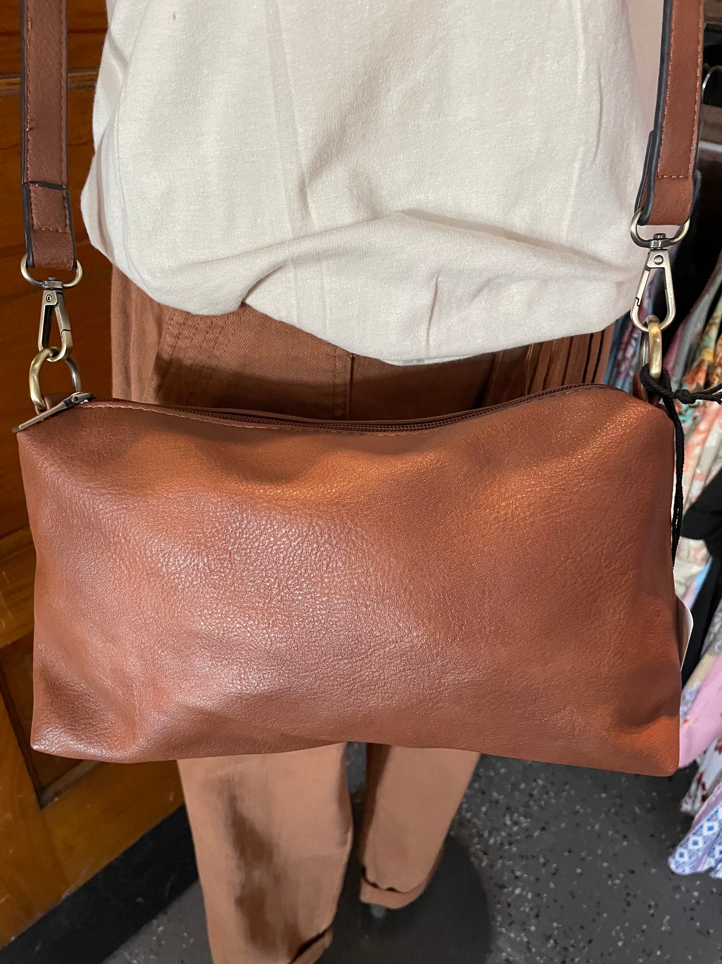 Brown Crossbody