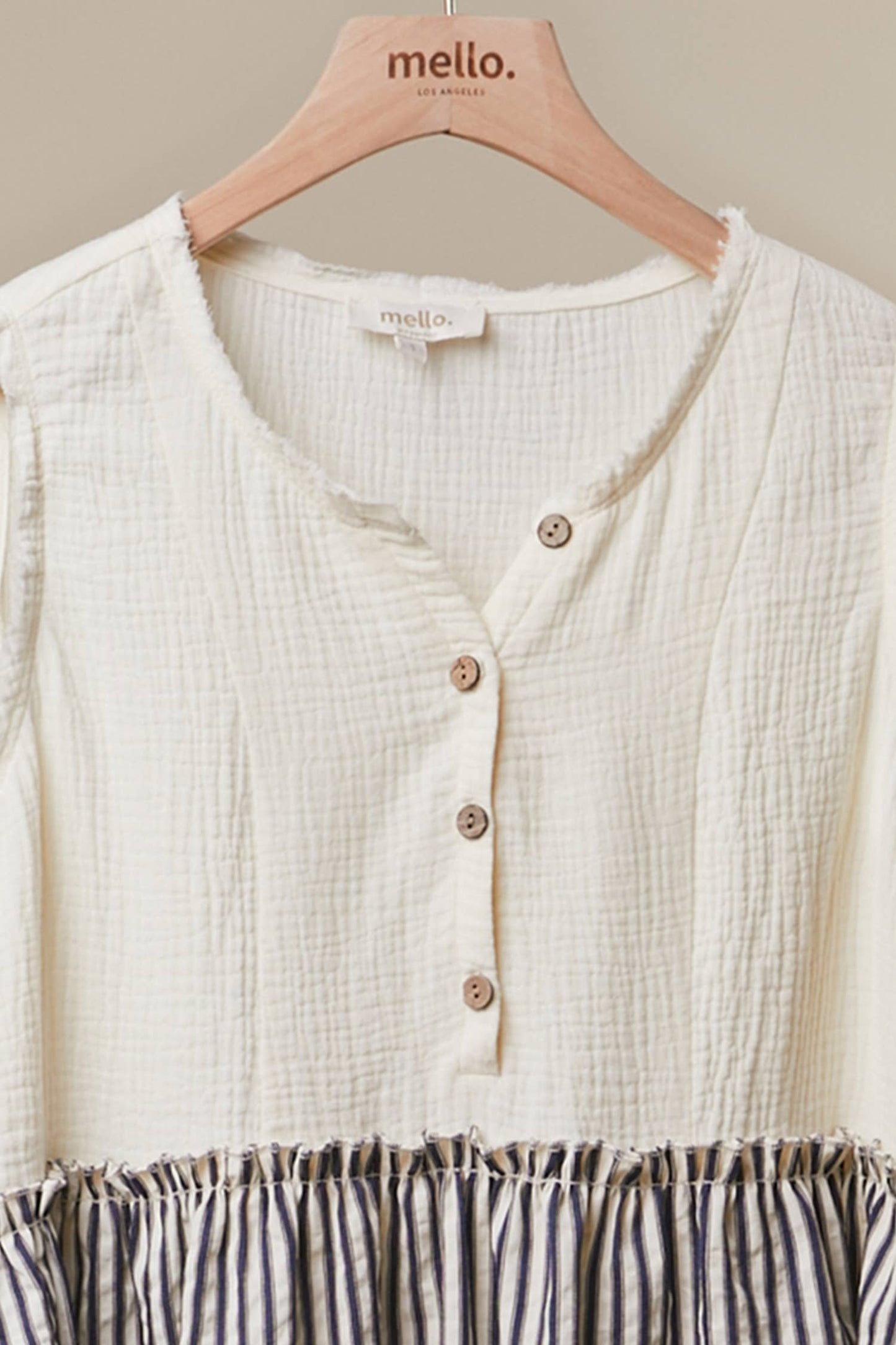 Striped Tiered Top