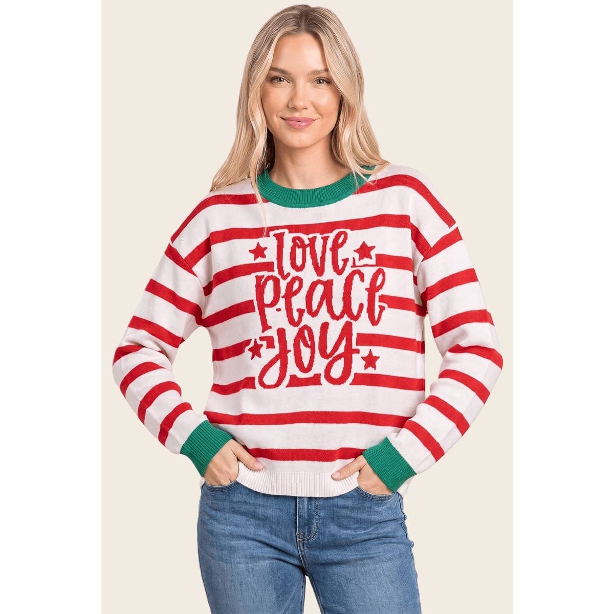 Love Peace Joy Christmas Sweater