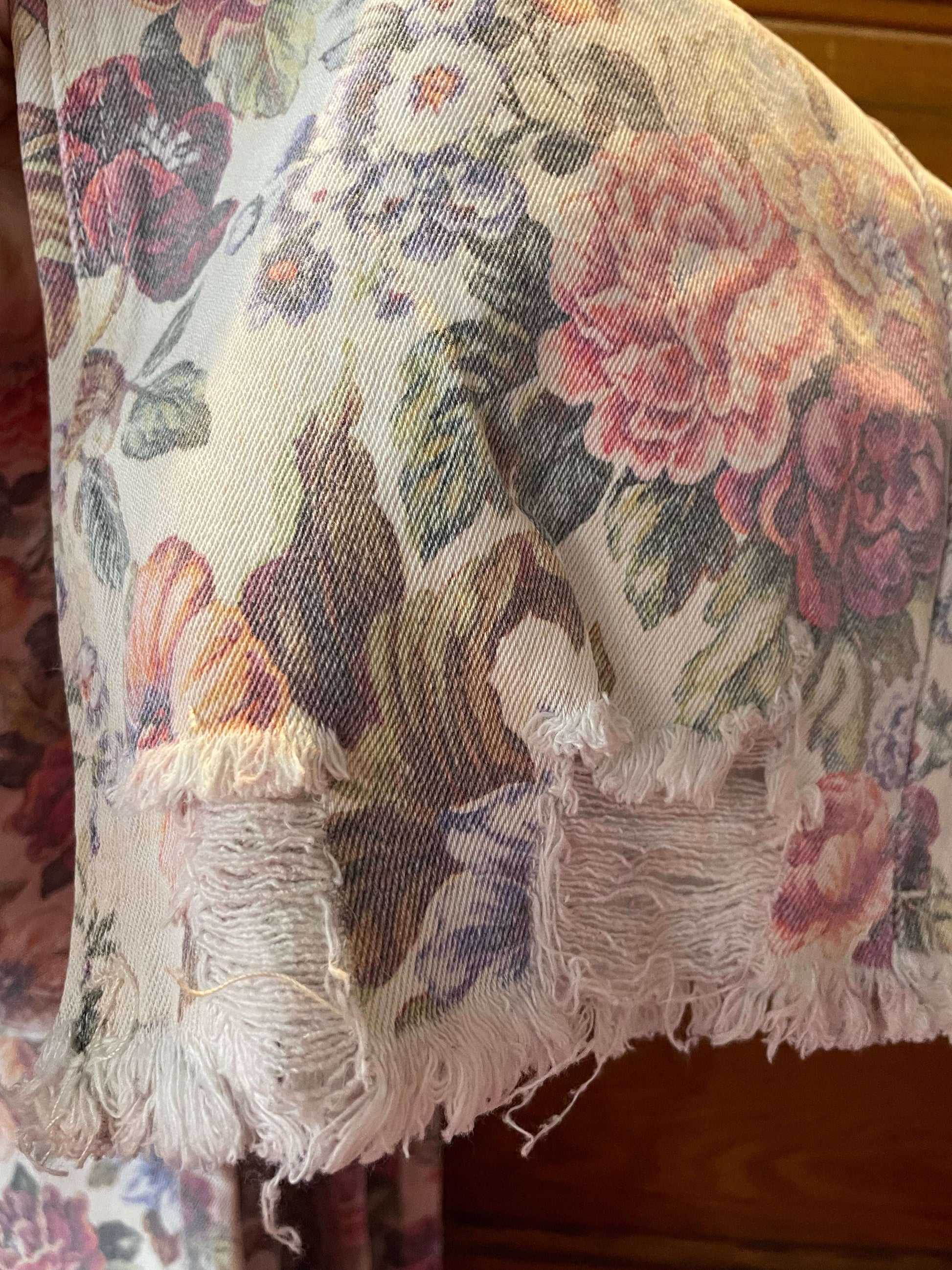 Vintage Floral Jeans