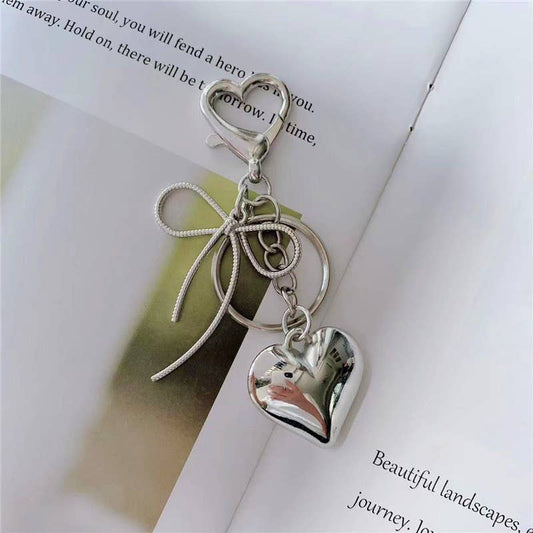 Bag Charm - Heart Bow