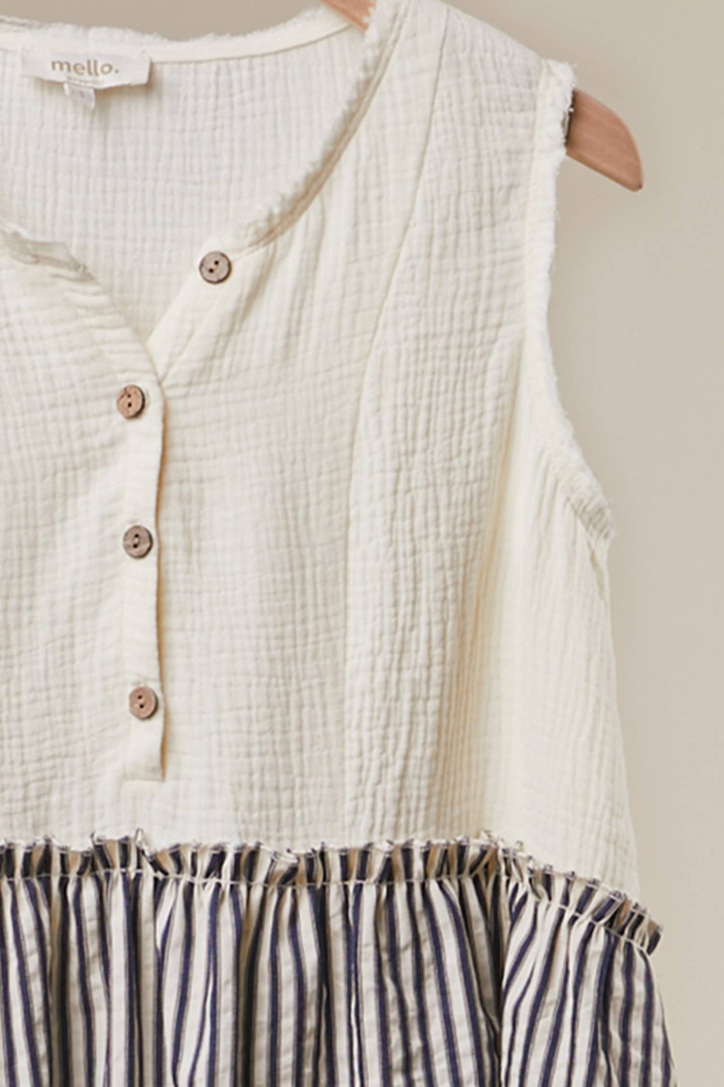 Striped Tiered Top
