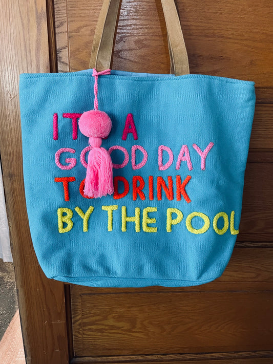 Blue Pool Vibes Tote