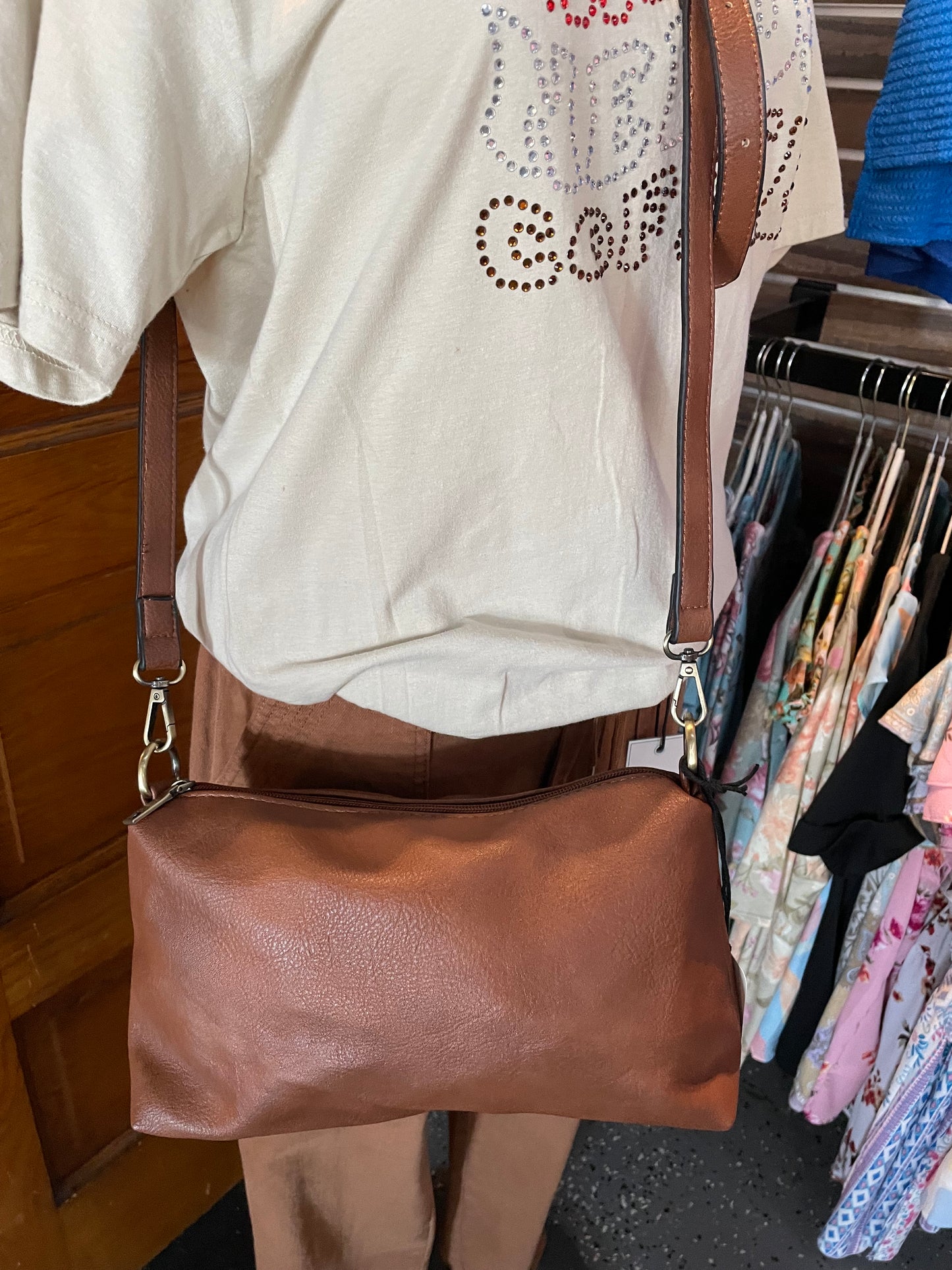 Brown Crossbody