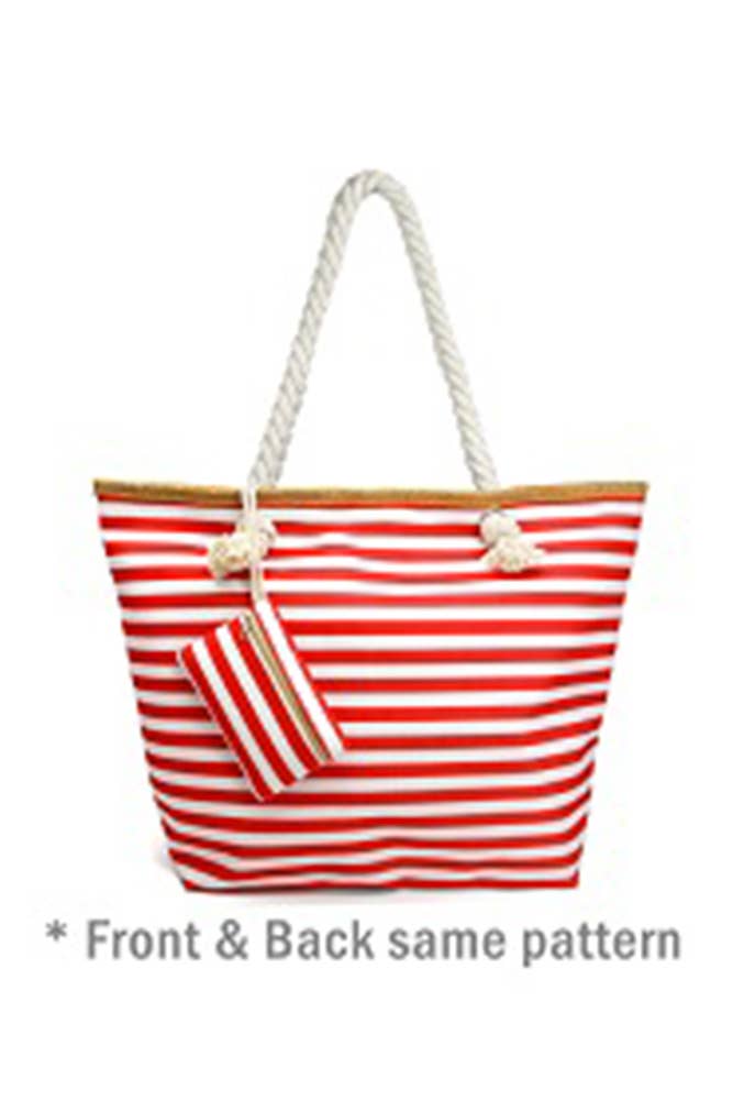 Stripe Beach Bag