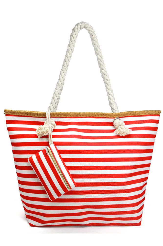 Stripe Beach Bag