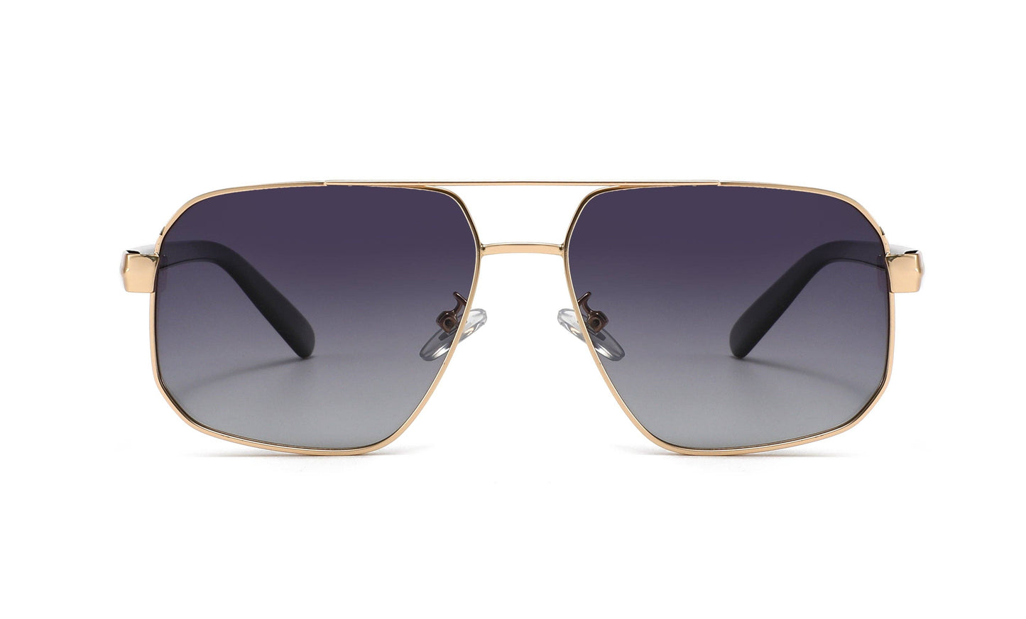 Here Comes The Sun Aviator Sunglasses - Black