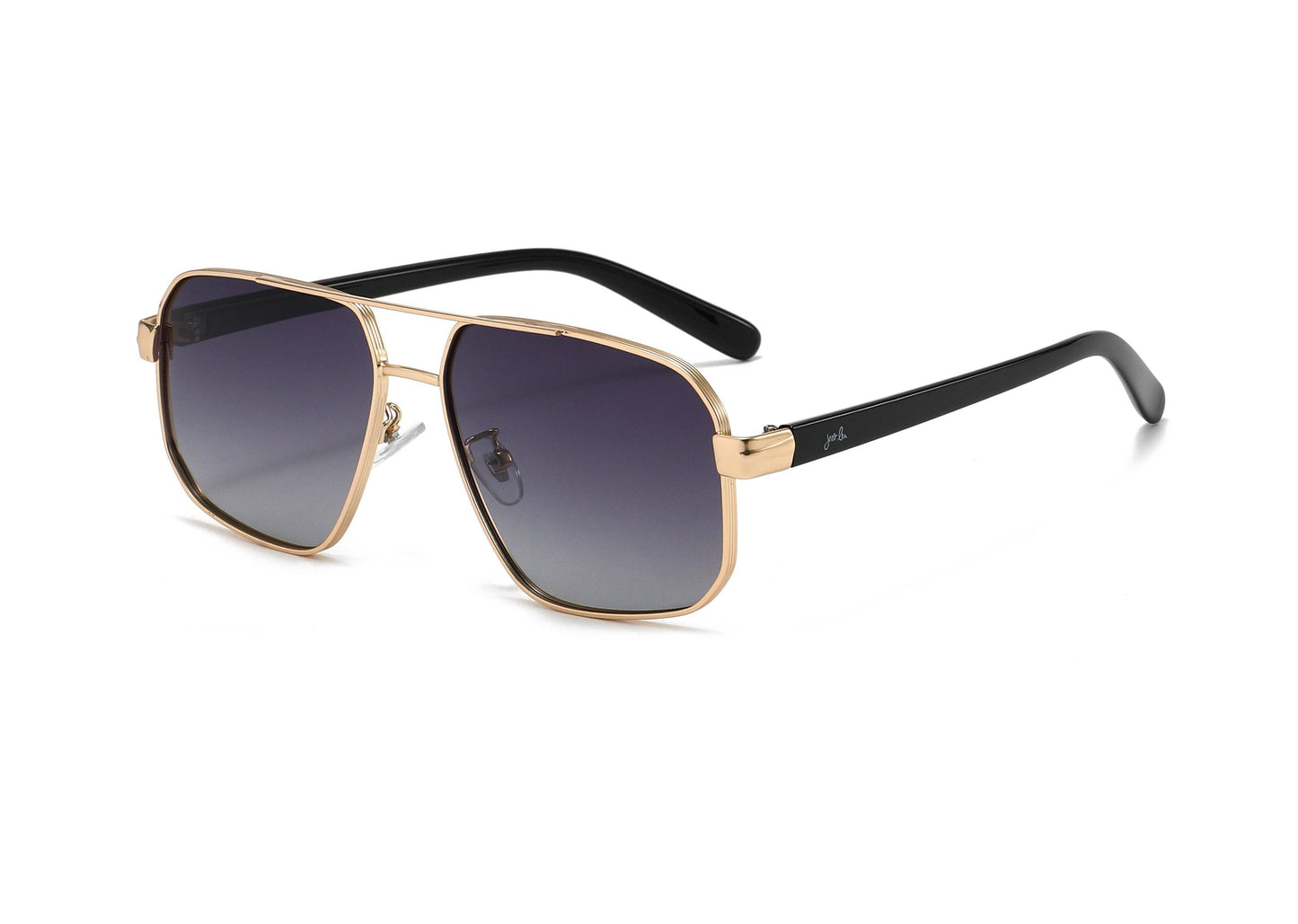 Here Comes The Sun Aviator Sunglasses - Black