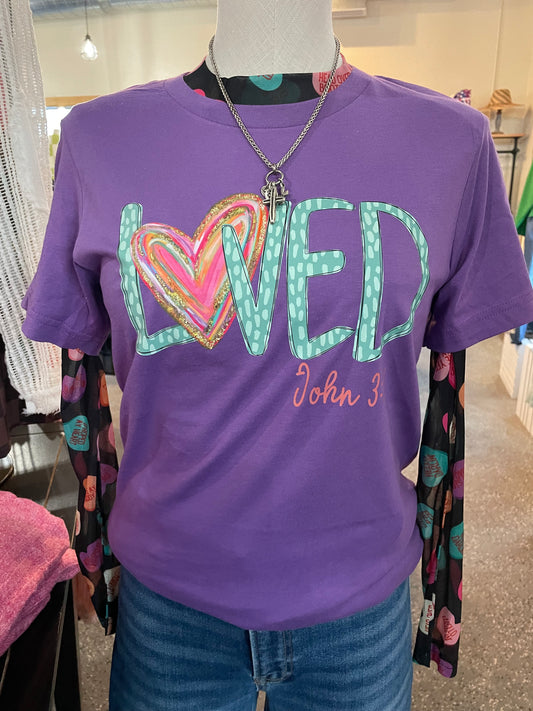 Loved John 3:16 Tee