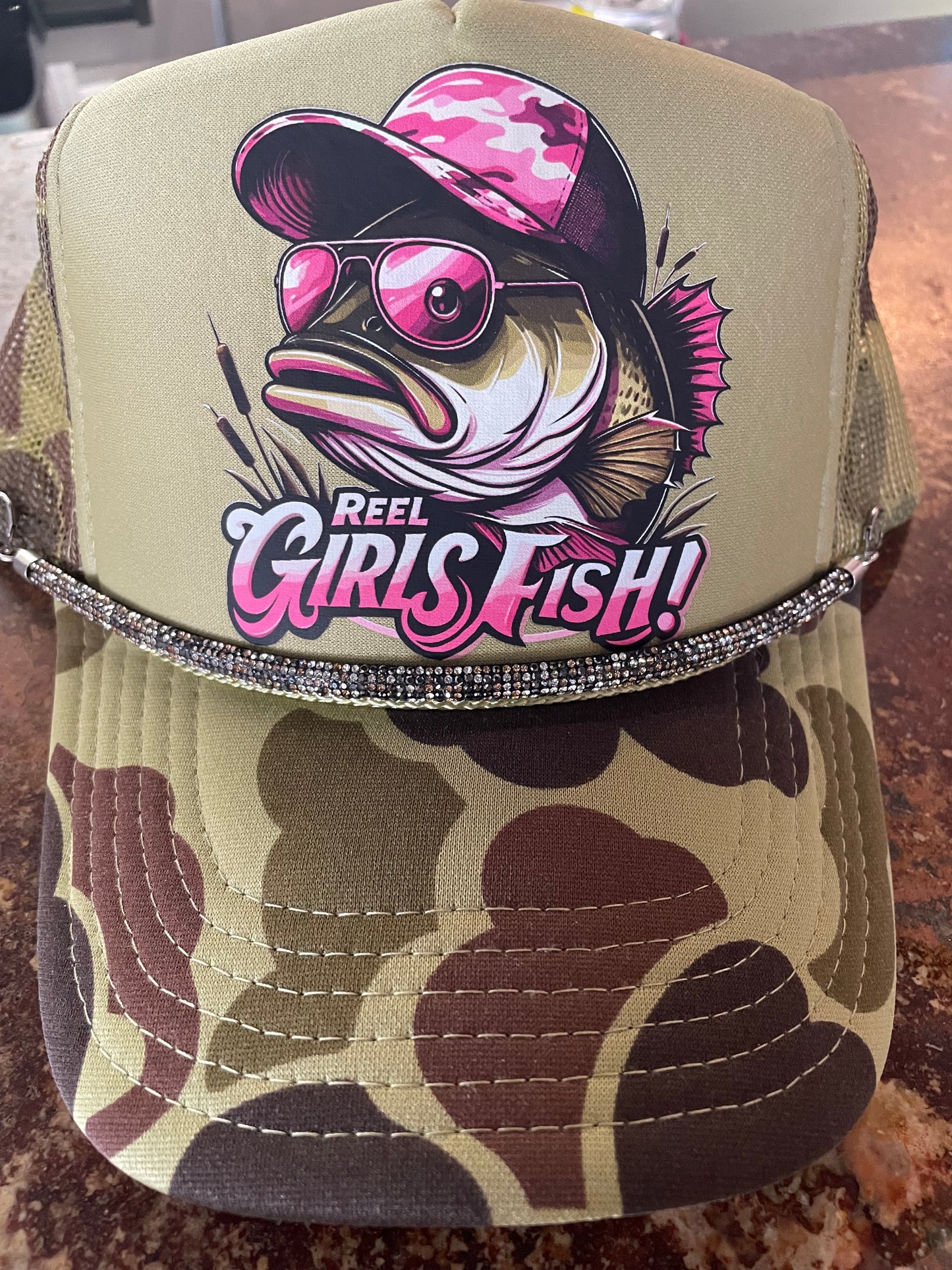 Reel Girls Fish Trucker Hat