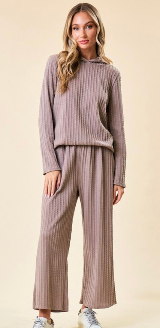 Cable Hoodie Pants