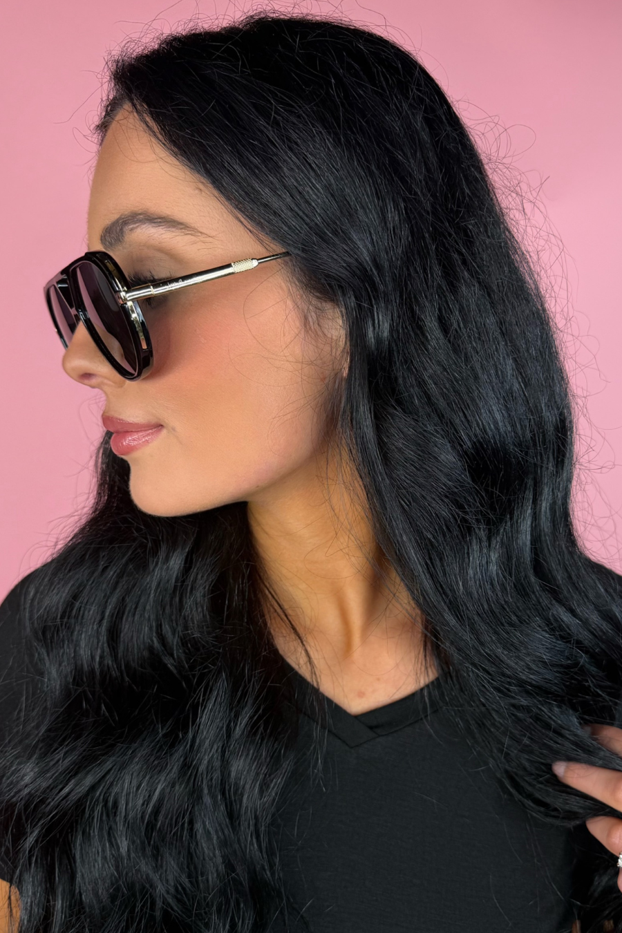 Cabana Calls Aviator Sunglasses - Black