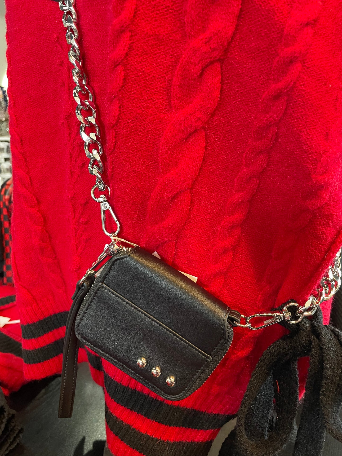 Wallet Chain Bag - Black