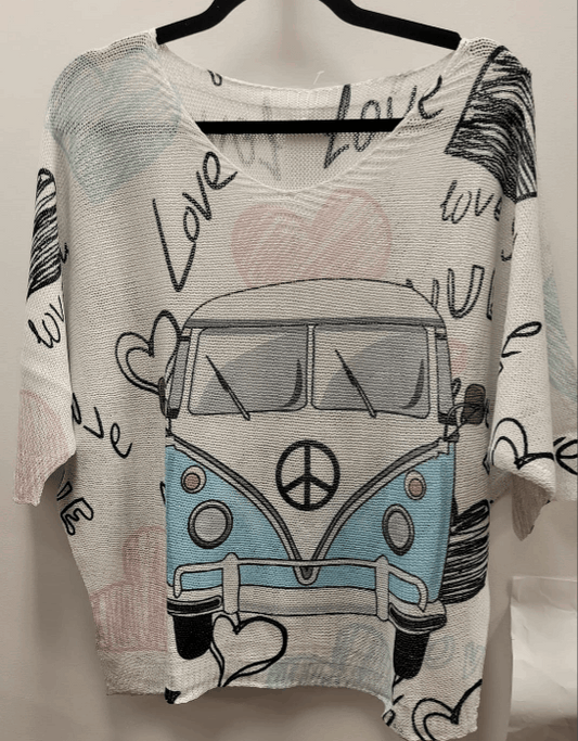 Love Van Italian Sweater - Style Junkie Boutique 