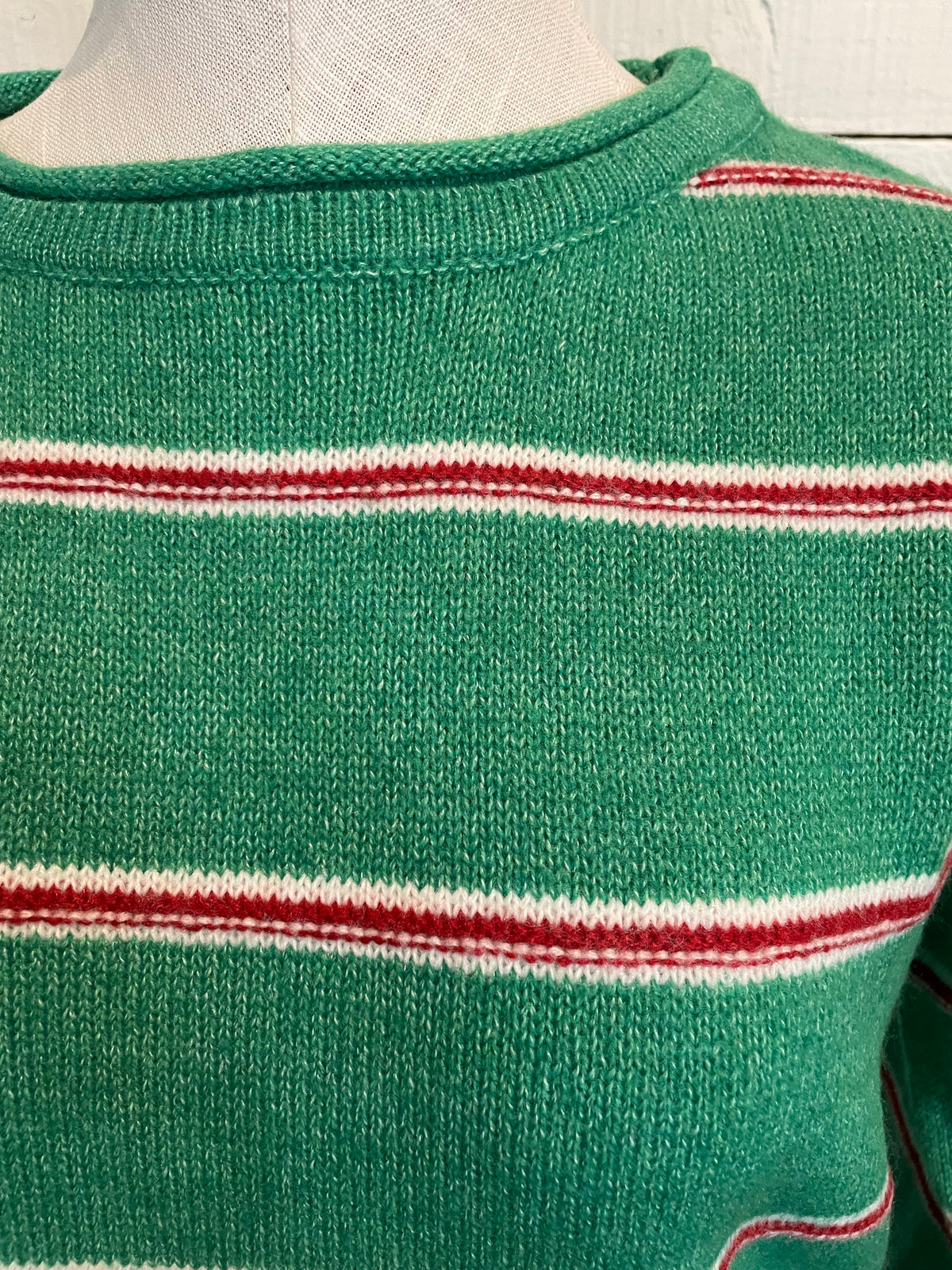Green Stripe Sweater
