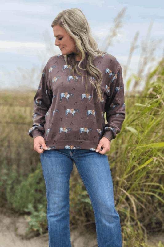Blue Roan Sweatshirt