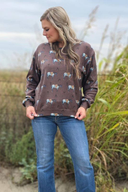 Blue Roan Sweatshirt