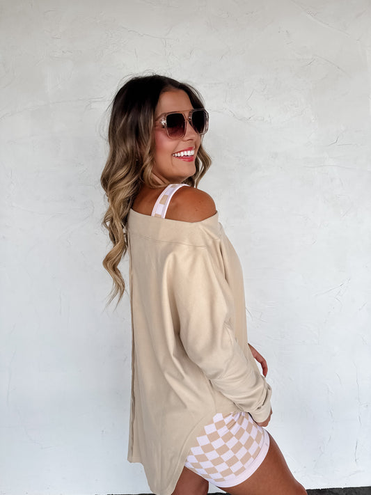 Beige Zoey Sweatshirt