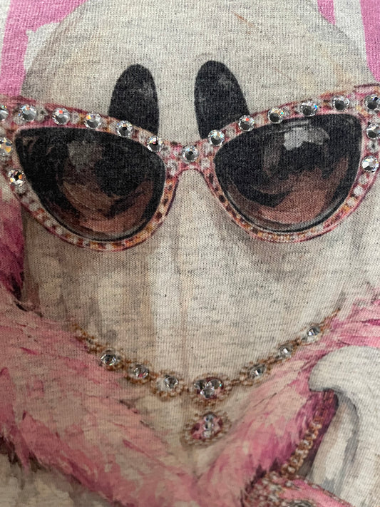 Spooky Rhinestone Boujee Ghost