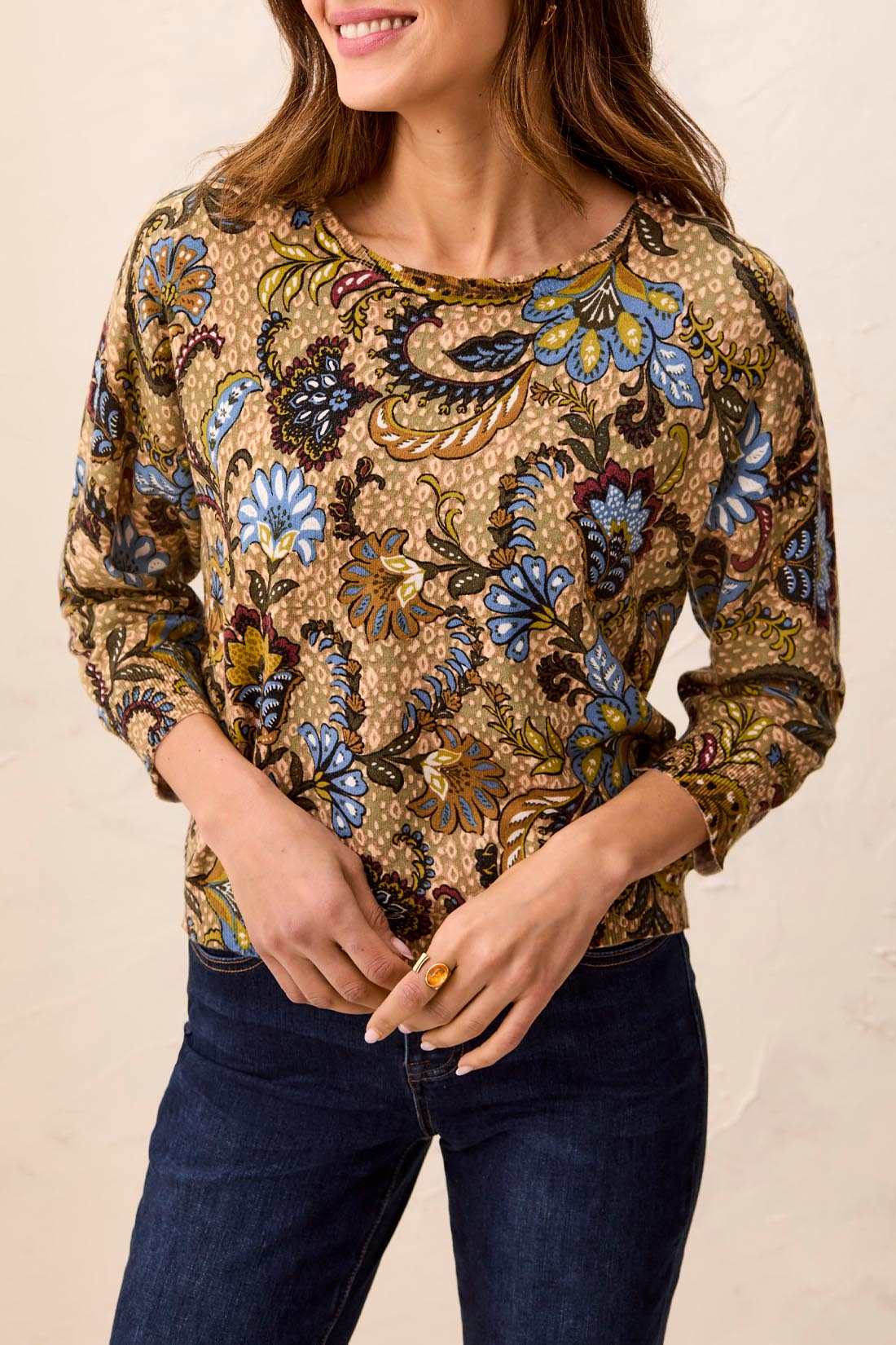 Aloe Floral Sweater