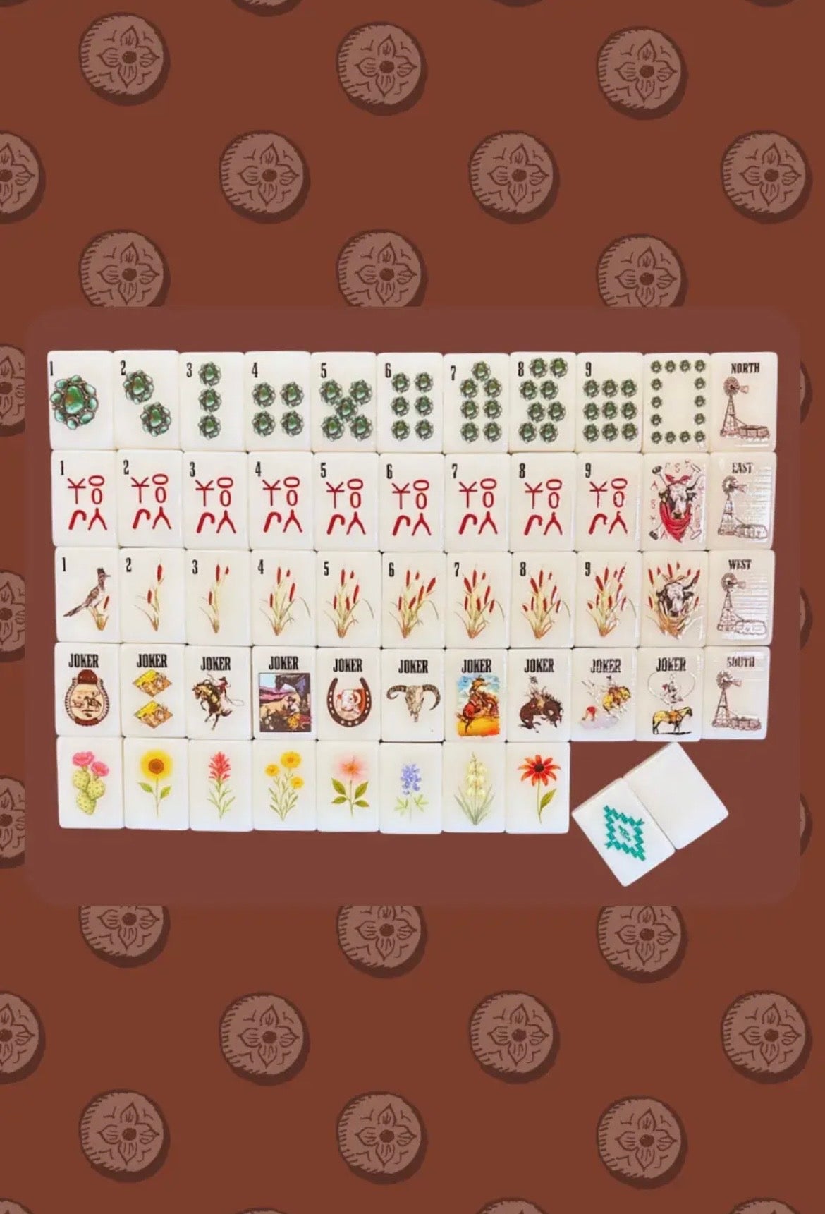 Wild & Western Mahjong Set - Style Junkie Boutique