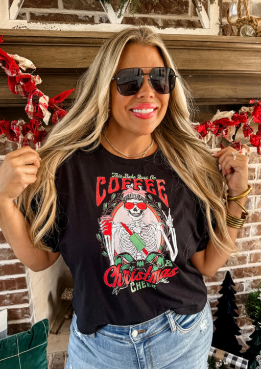 Coffee & Xmas Cheer Tee