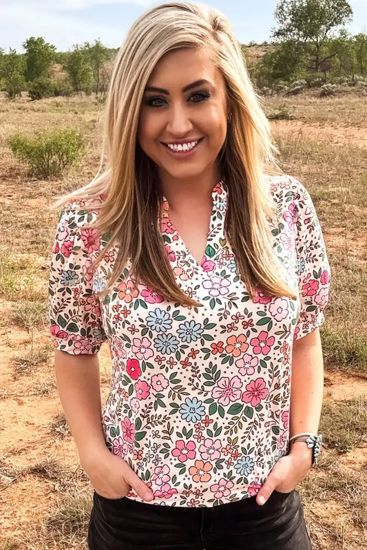 Bloom Floral Top - Style Junkie Boutique