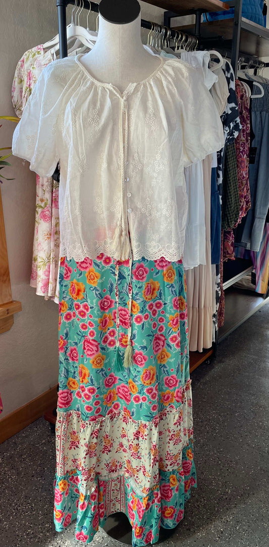 Floral Maxi Skirt
