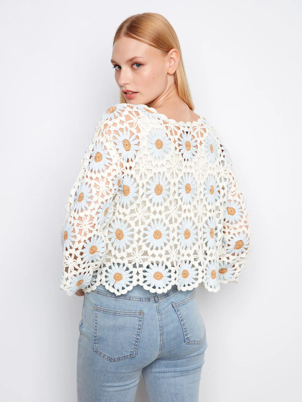 Flower Crochet Sweater