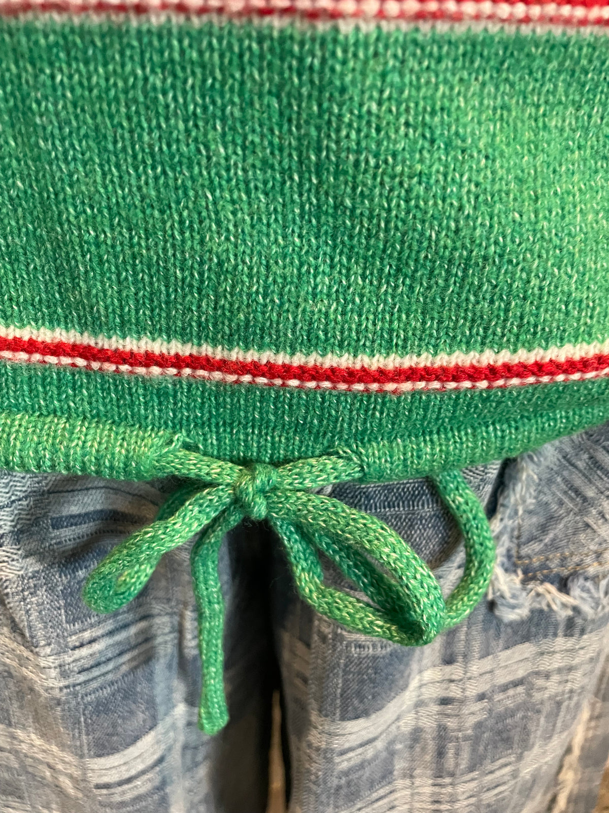 Green Stripe Sweater