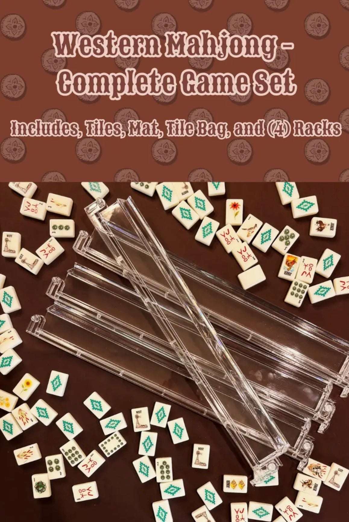 Wild & Western Mahjong Set - Style Junkie Boutique