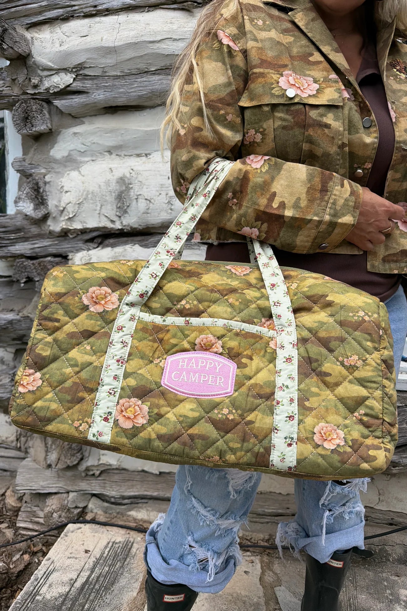 Floral Camo Weekender Bag